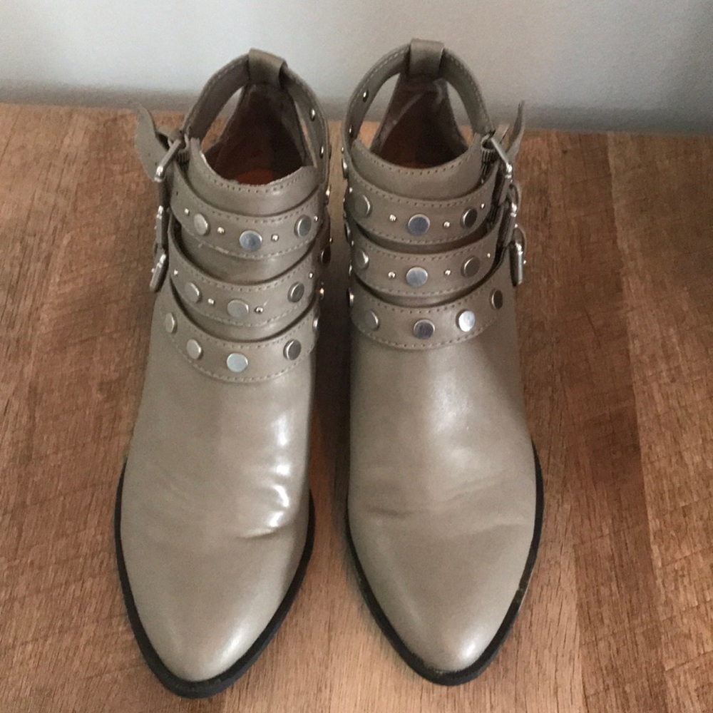 GRAY CIRCUS by Sam Edelman LEATHER ANKLE BOOT - Picture 3 of 5